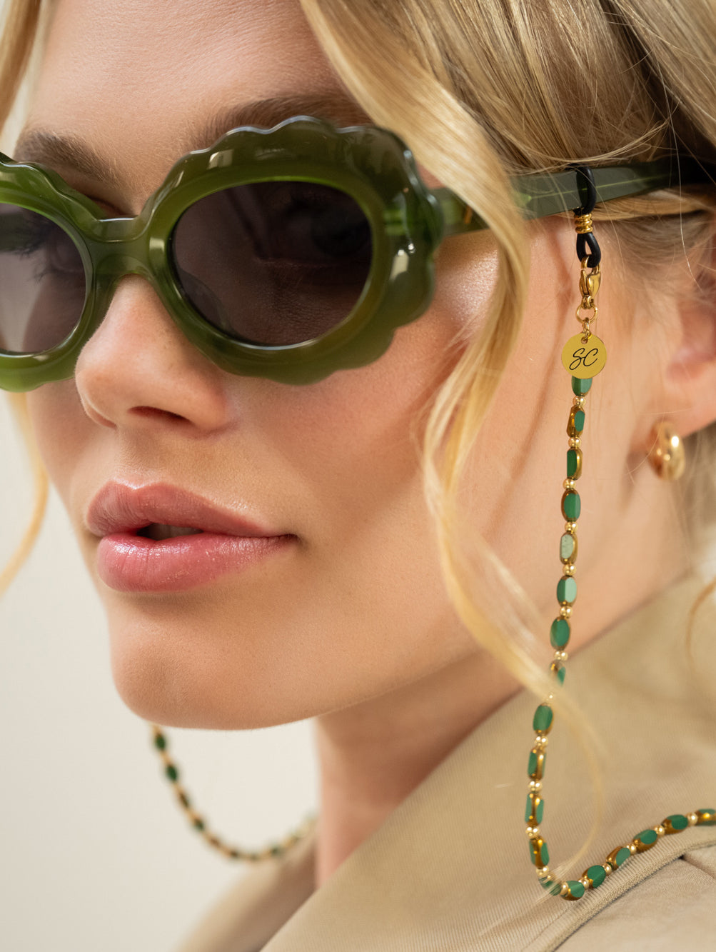 【Sunny Cords】Sunglasses chain サングラスチェーン 2WAY サングラスチェーン - ショップ SUNNY CORDS その他 - Pinkoi
