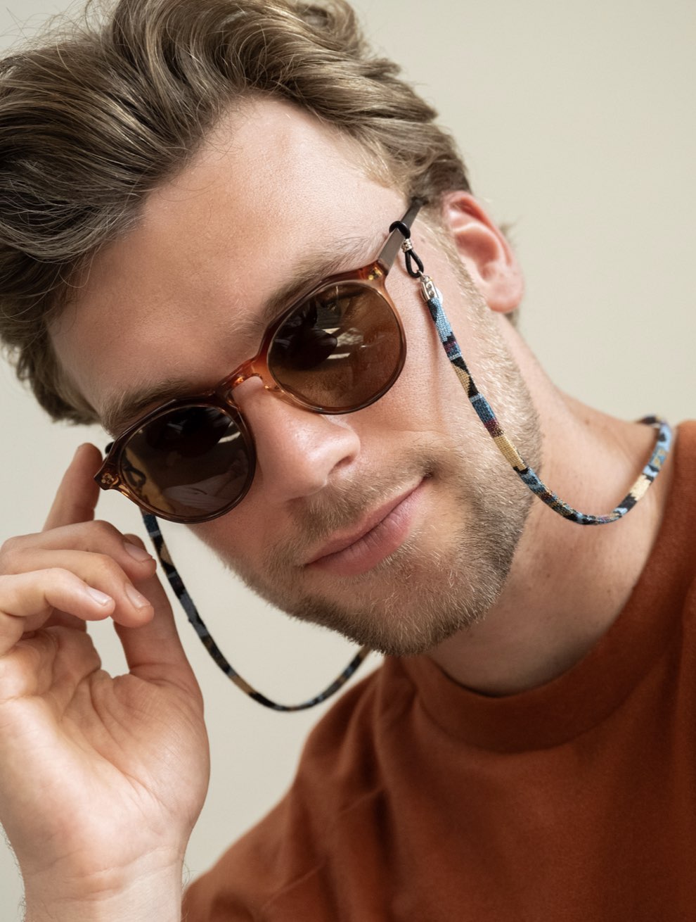 Mens sunglasses strap online