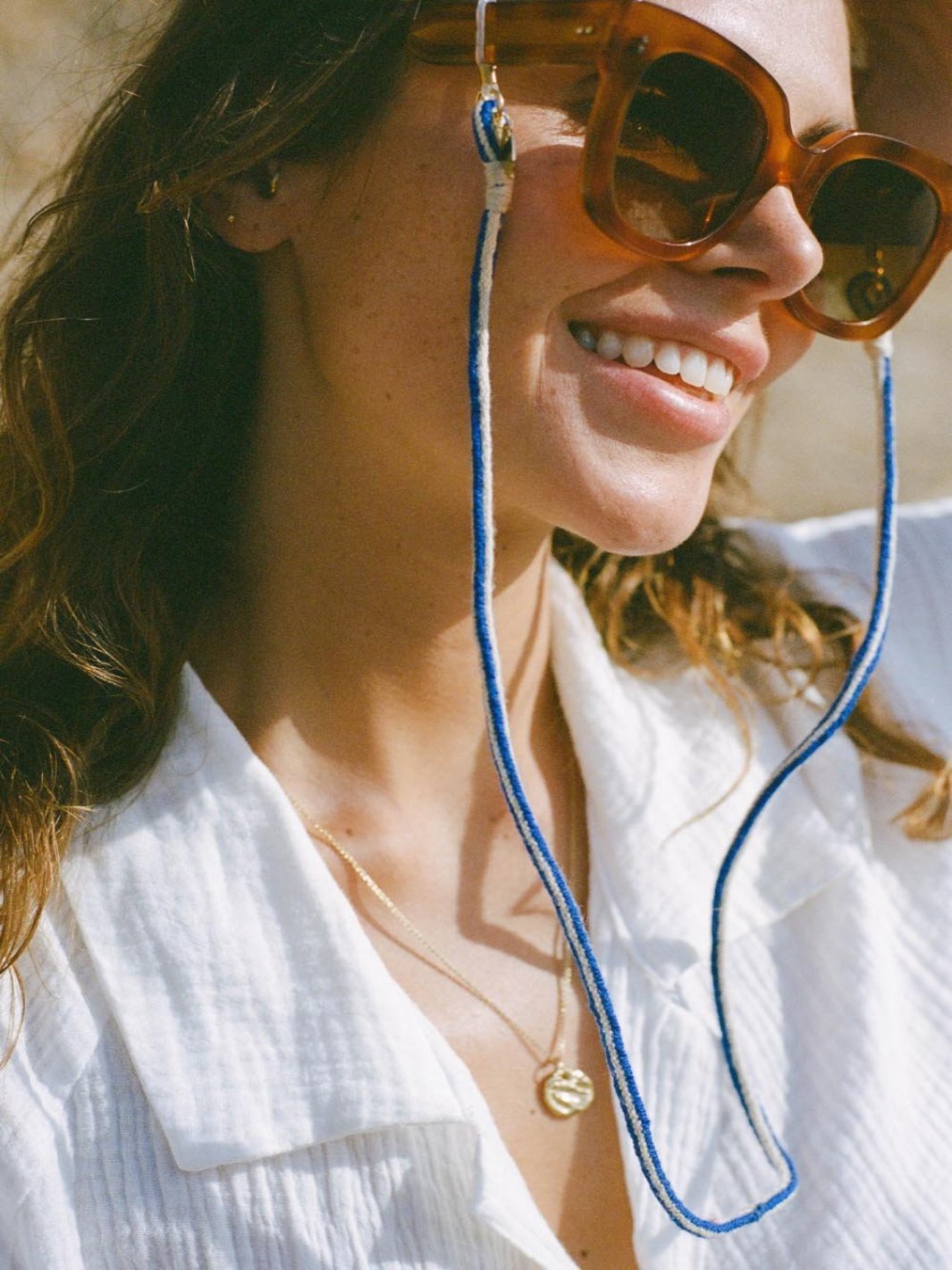 【Sunny Cords】Isabella Sunglasses chain サングラスチェーン Bead It Glasses Chain - Sunglasses Chains | SUNNY CORDS