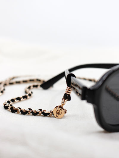 Classy C (black-rose-gold) | Glasses strap