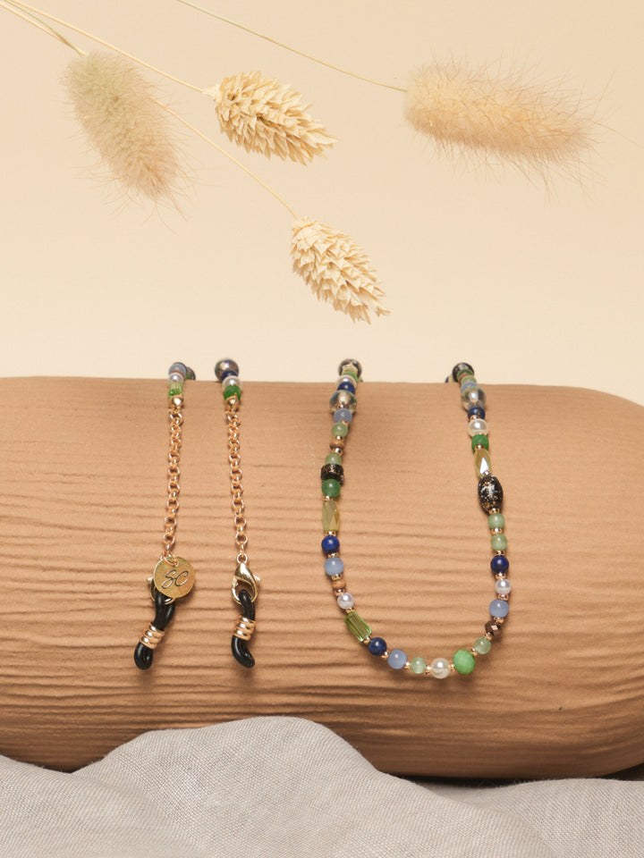 【SUNNY CORDS】ISABELLA (GOLD/SILVER)メガネチェーン★ Isabella Gold & Silber Sonnenbrillen-Kette - Sonnenbrillen