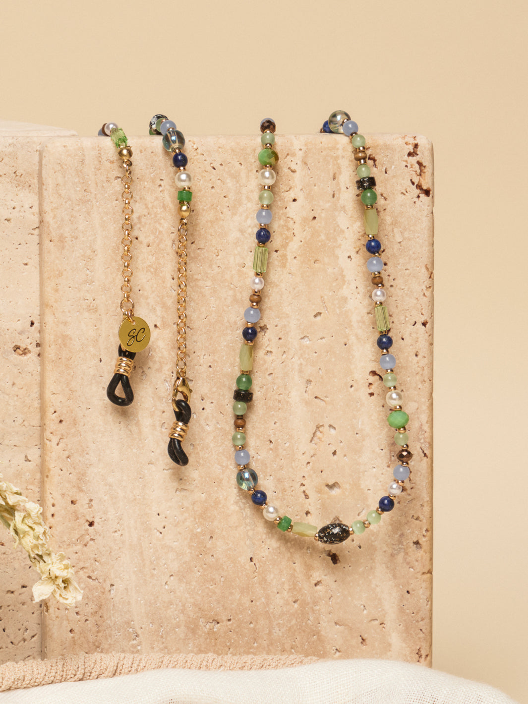 【SUNNY CORDS】ISABELLA (GOLD/SILVER)メガネチェーン★ Happy Vision