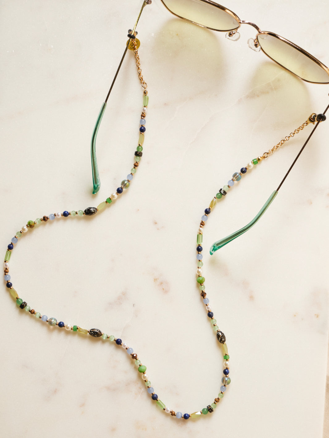 【SUNNY CORDS】ISABELLA (GOLD/SILVER)メガネチェーン★ Happy Vision