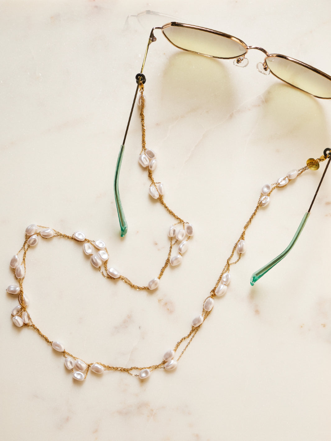 Pearly Rain | Sunglass cord – Sunny Cords