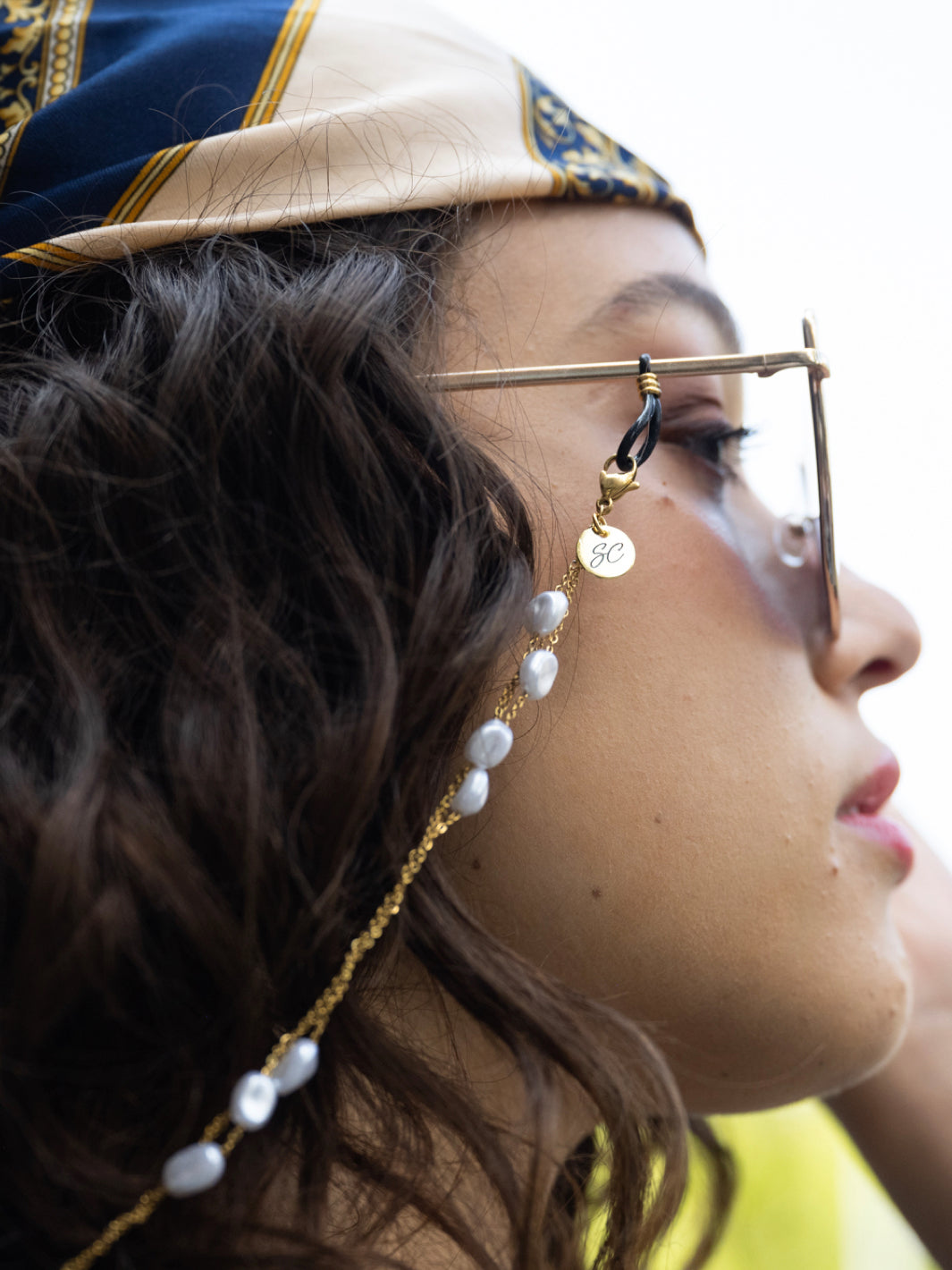 【Sunny Cords】パーリーレイン パールの眼鏡チェーン Pearly Rain | Sunglass cord – Sunny Cords