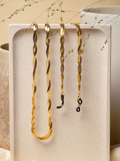 Braided Jane Gold | Eye Glasses Chain