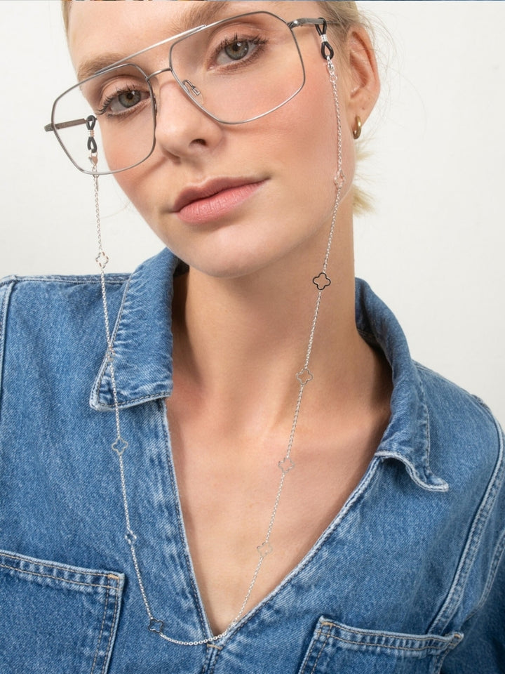 Air Silver Ruby Silver | Glasses strap