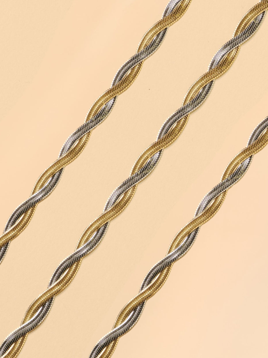 Sunny Cords Braided Jane Silver/Gold | Eye Glasses Chain