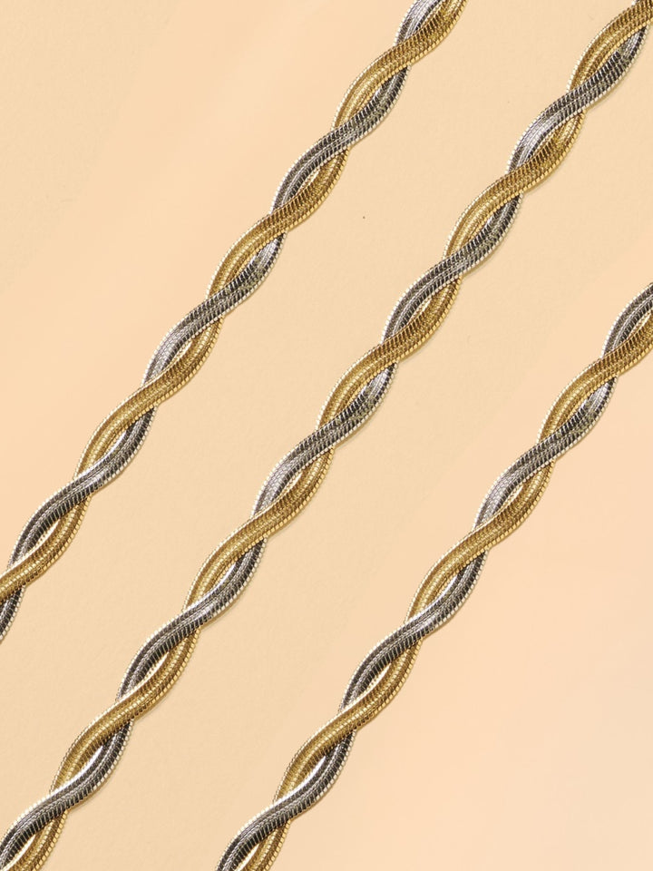 Sunny Cords Braided Jane Silver/Gold | Eye Glasses Chain