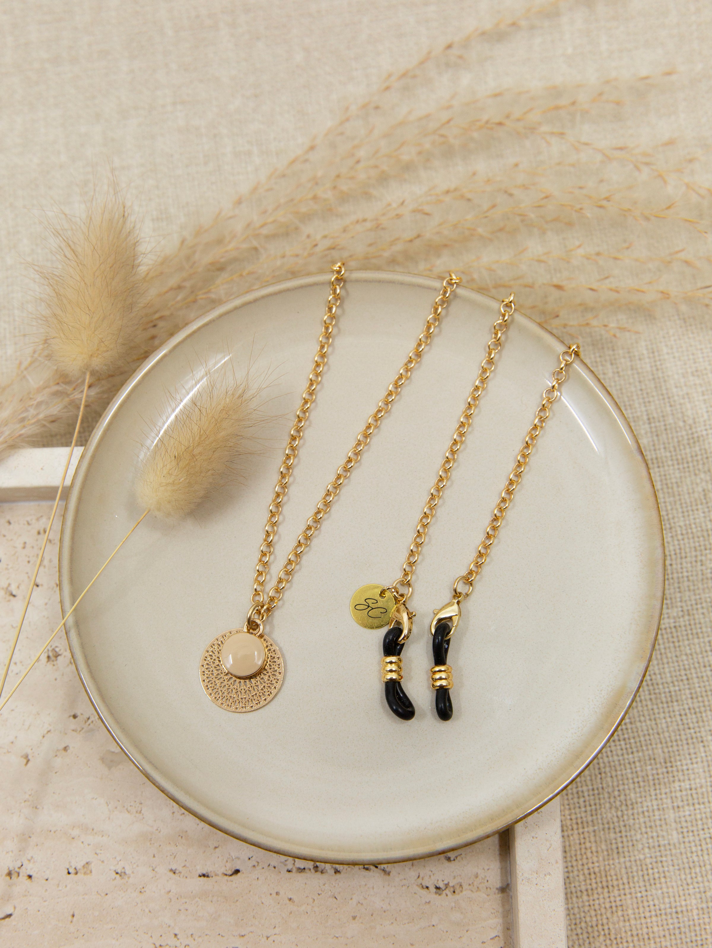 Sunny Cords Georgi Beige - Eye glasses Chain
