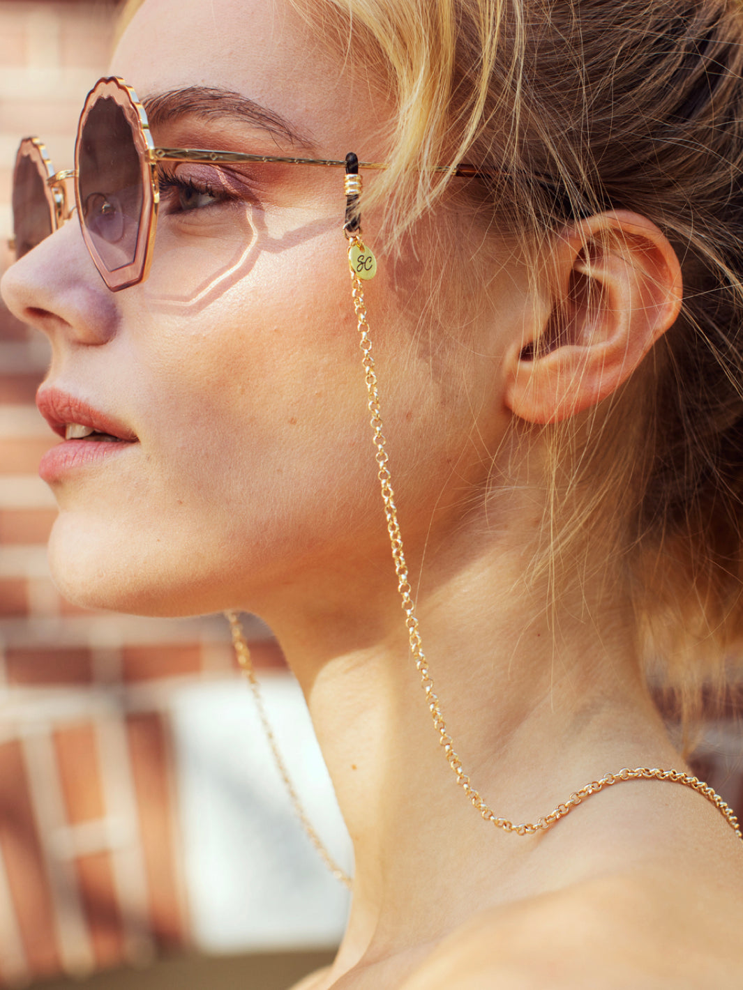Sunny Cords Georgi Beige - Eye glasses Chain