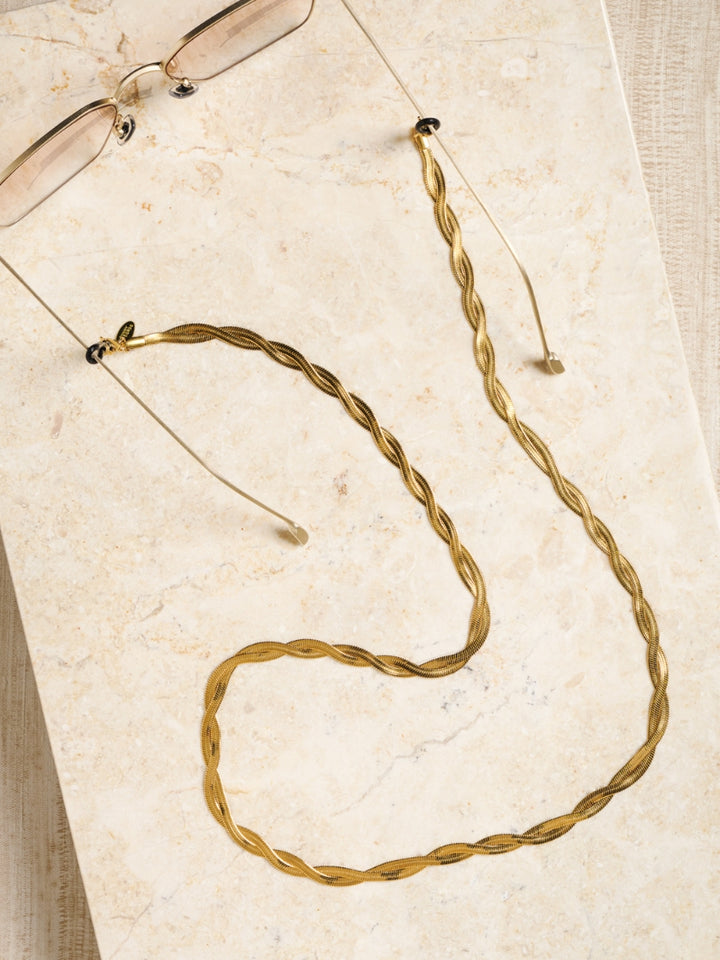 Sunny Cords Gold Braided Jane Silver/Gold | Eye Glasses Chain