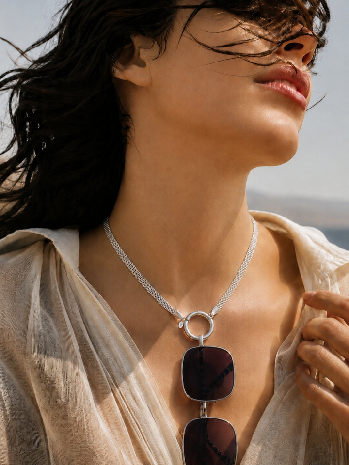 Sunny Cords Lux short - silver | Ring Edit