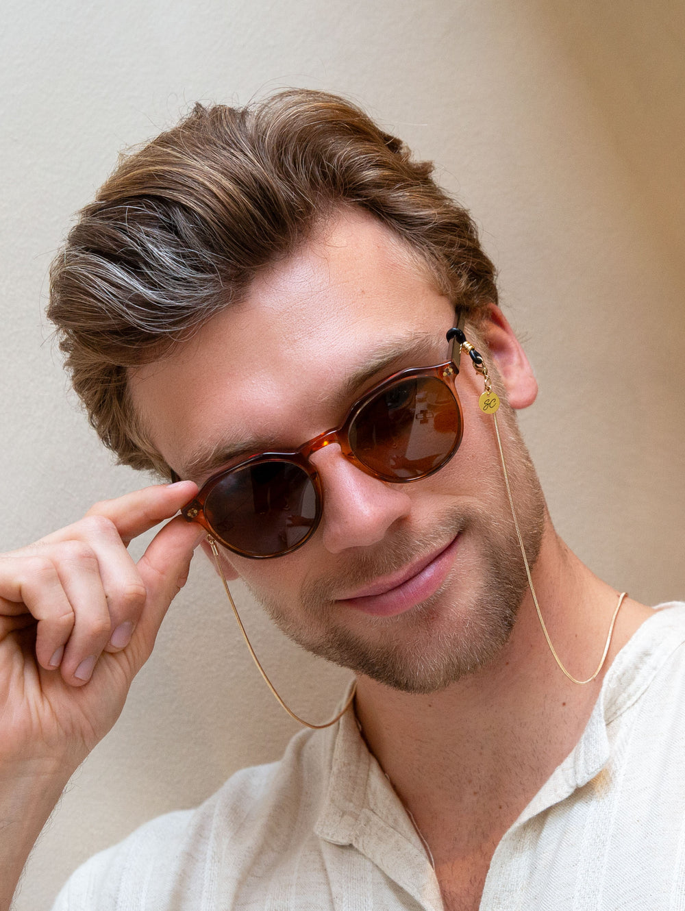 Sunny Cords Snake gold unisex | Glasses Strap