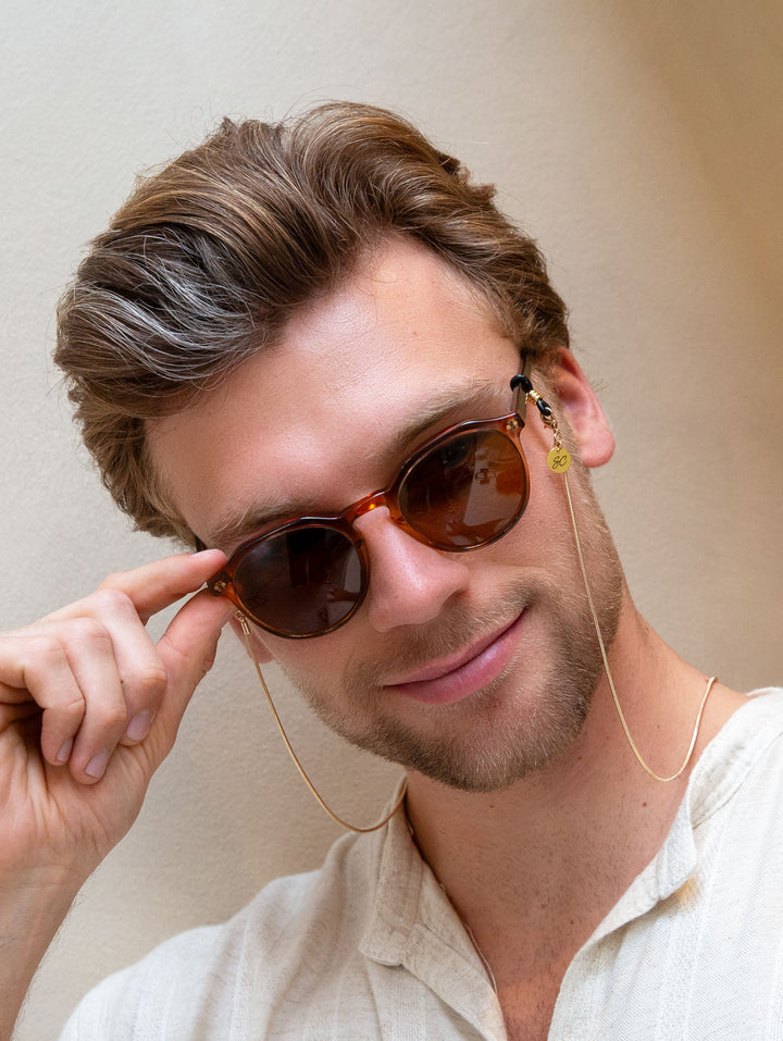 Sunny Cords Snake gold unisex | Glasses Strap