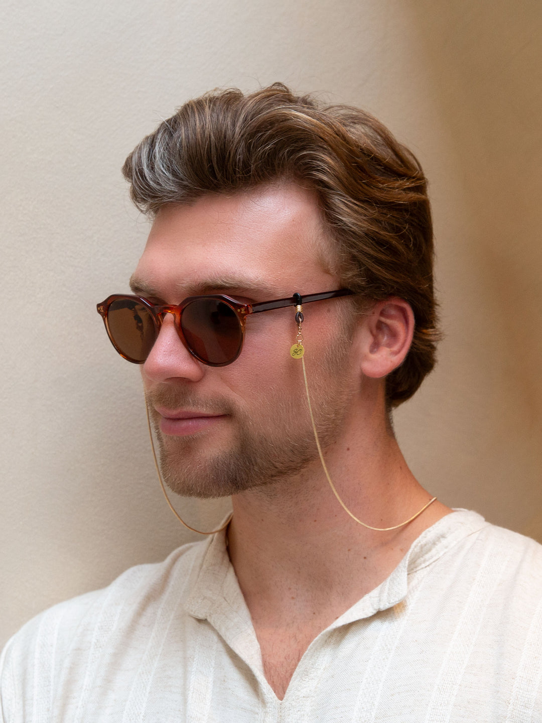 Sunny Cords Snake gold unisex | Glasses Strap