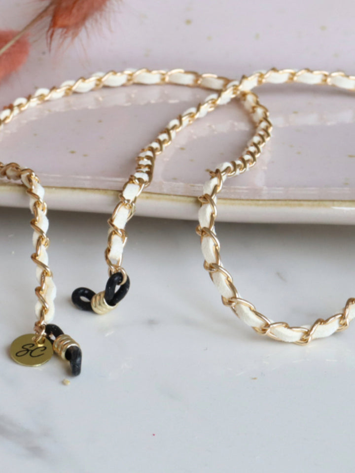 【Sunny Cords】Classy C BLACK/ゴールド&ブラック/眼鏡チェーン Sunny Cords】Classy C BLACK/ゴールド&ブラック/眼鏡チェーン