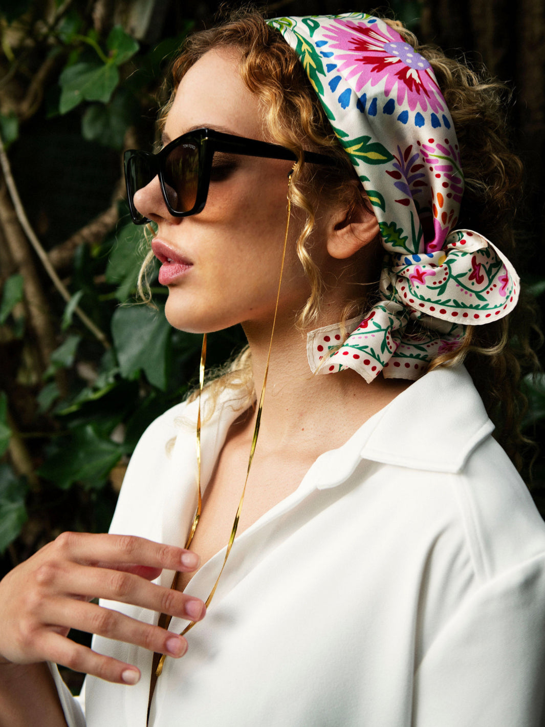 【Sunny Cords】ジェーン シンプルシック上品な眼鏡チェーン Jane gold Sunglasses Chain - Sunglasses Chains | SUNNY CORDS