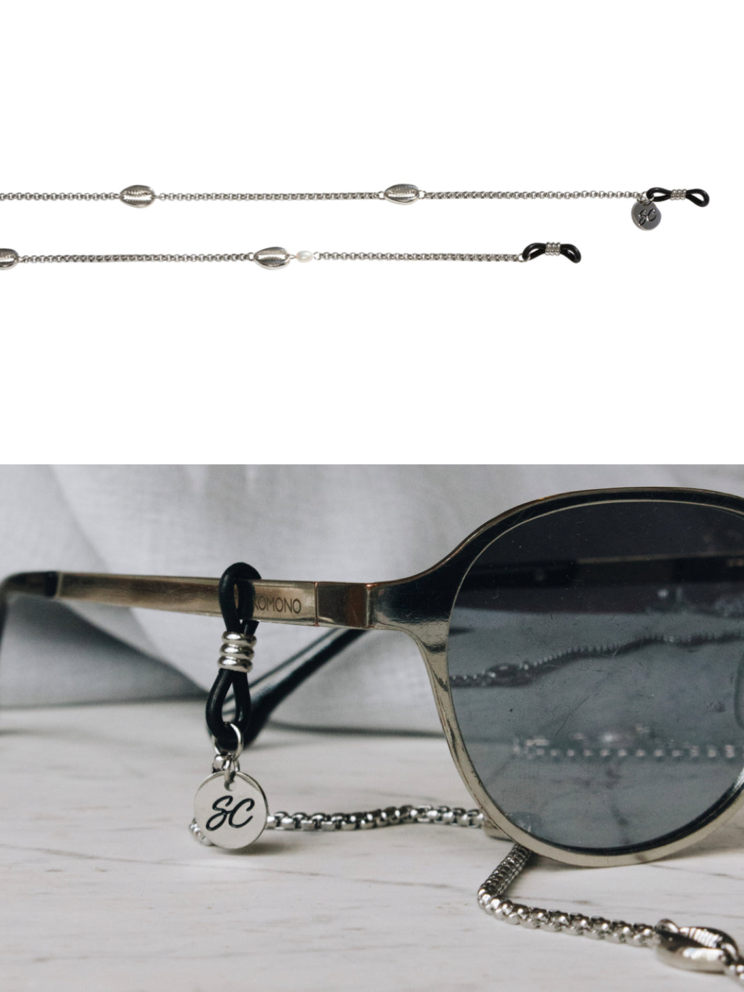 Chloé (silver) | Glasses strap