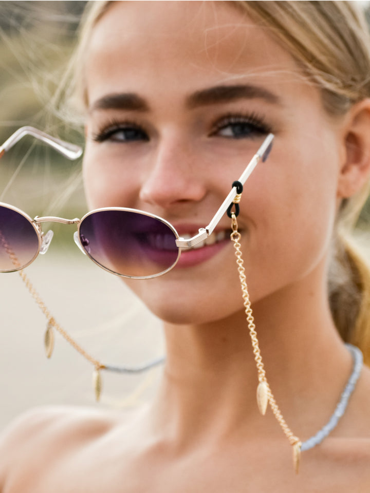 【Sunny Cords】Sunglasses chain サングラスチェーン 2WAY Bead It Glasses Chain - Sunglasses Chains | SUNNY CORDS