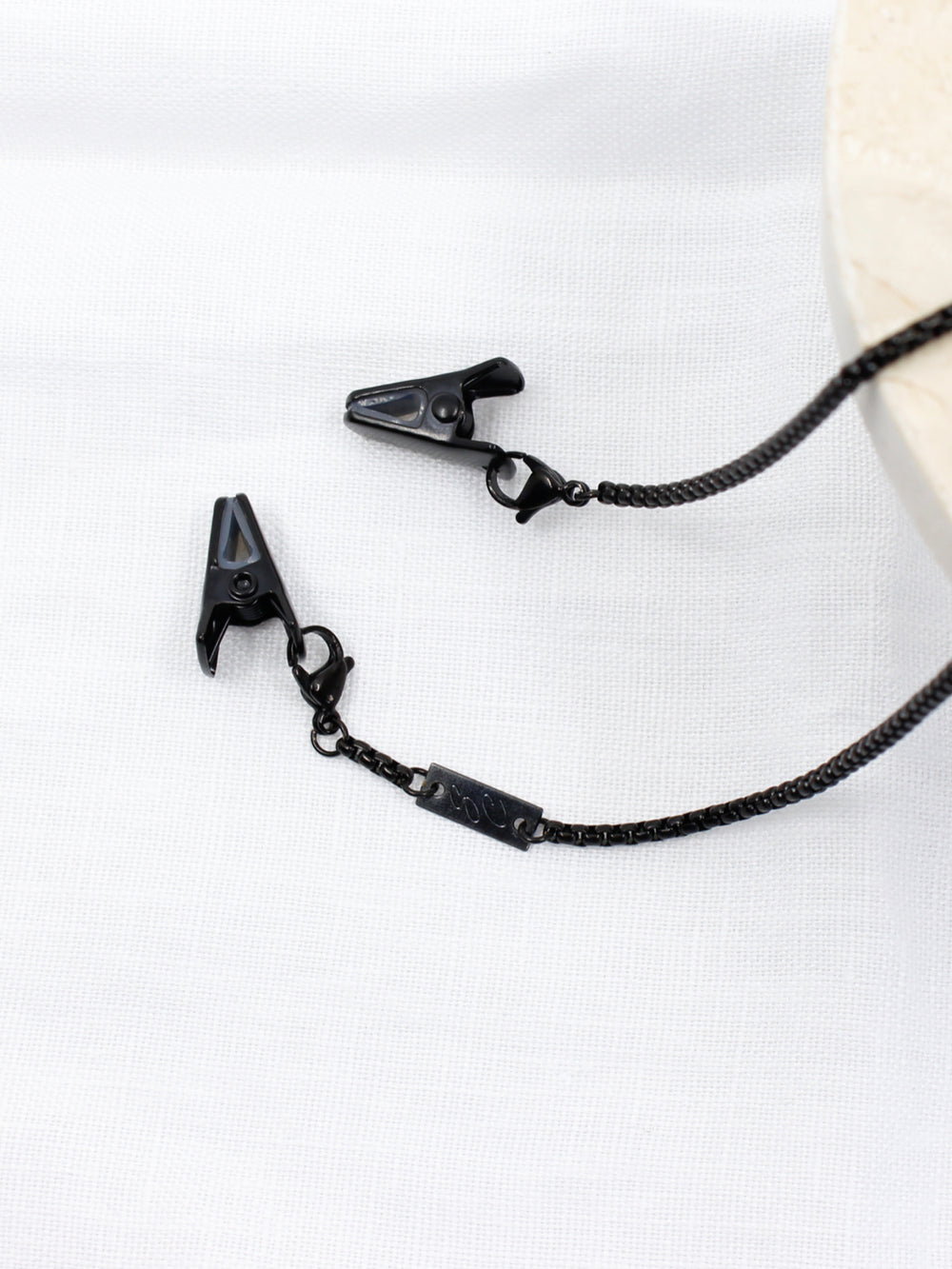 Clip-Sonnenbrille schwarz