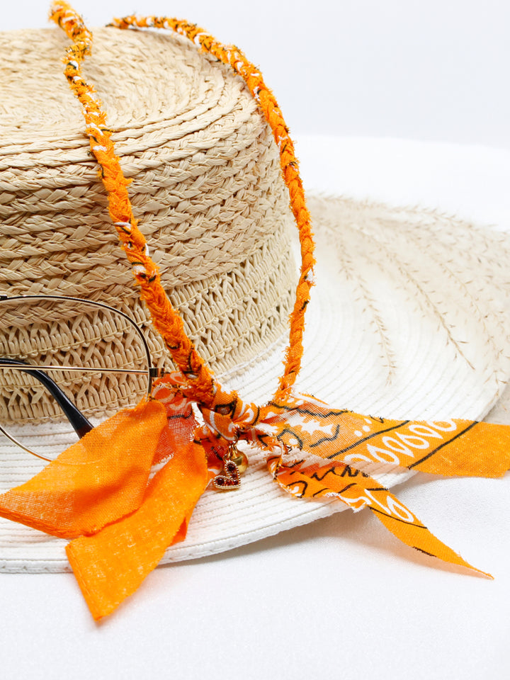 Deep orange Go Gal | Eye glasses chain