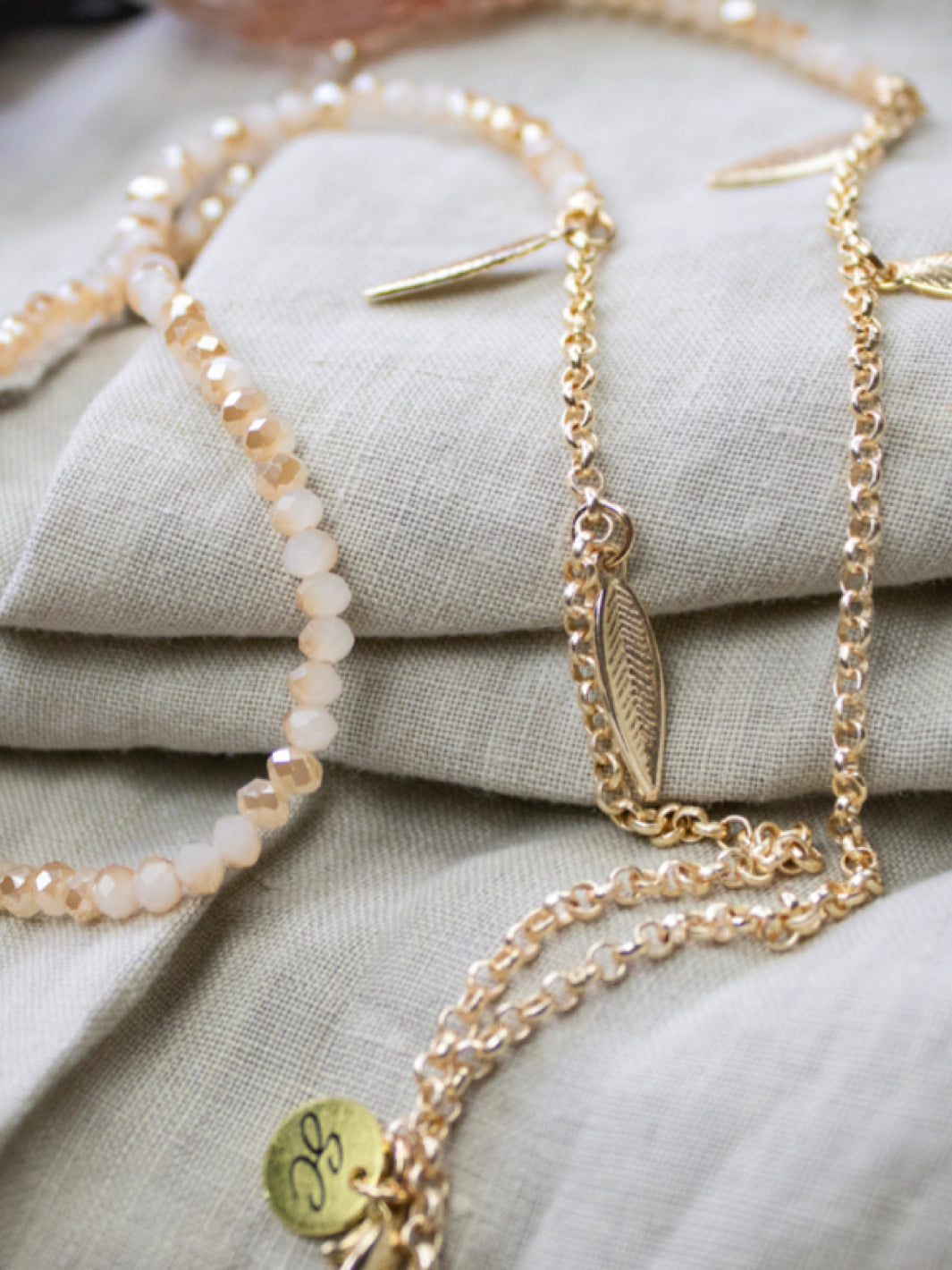 Sunny Cords Beige Bead It Beige | Sunglass chain