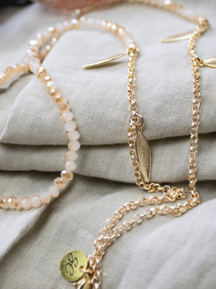 Sunny Cords Beige Bead It Beige | Sunglass chain