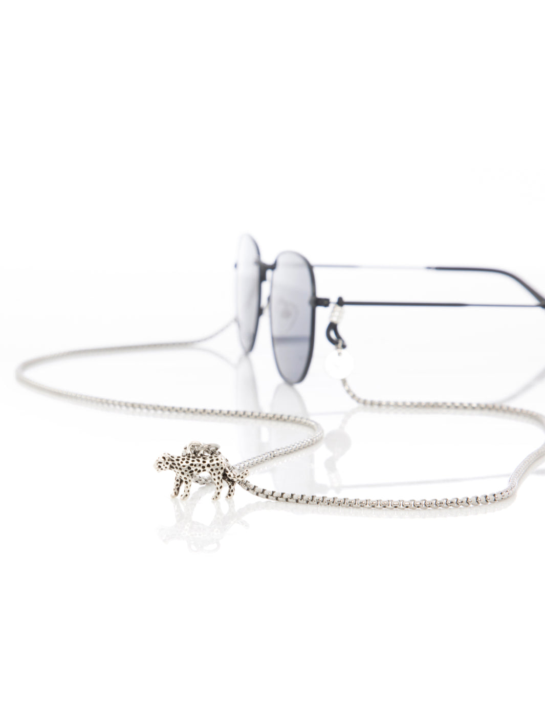 Jaguar Style Sunglasses Chain - Silver Sunglasses Chain | SUNNY