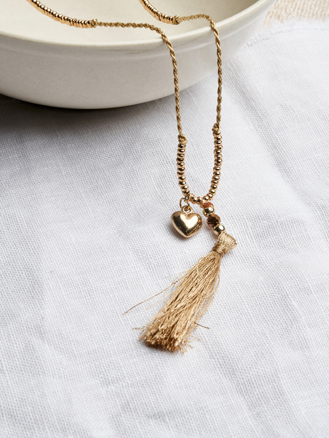 Sunny Cords McTassel Beige | Glasses Strap