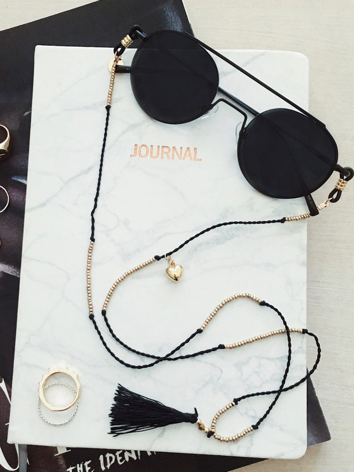 Sunny Cords McTassel Black | Eye Glasses Chain