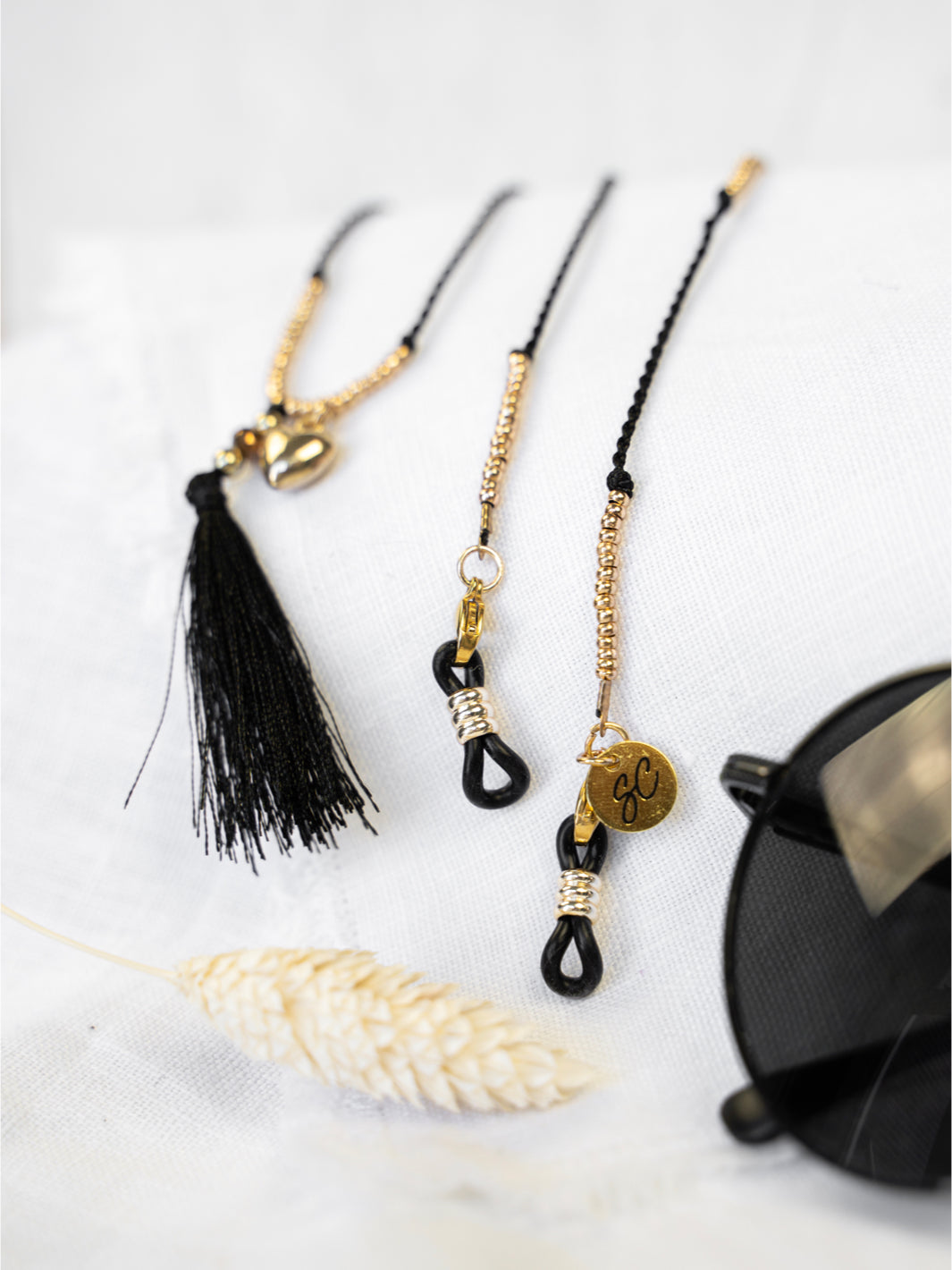 Sunny Cords McTassel Black | Eye Glasses Chain