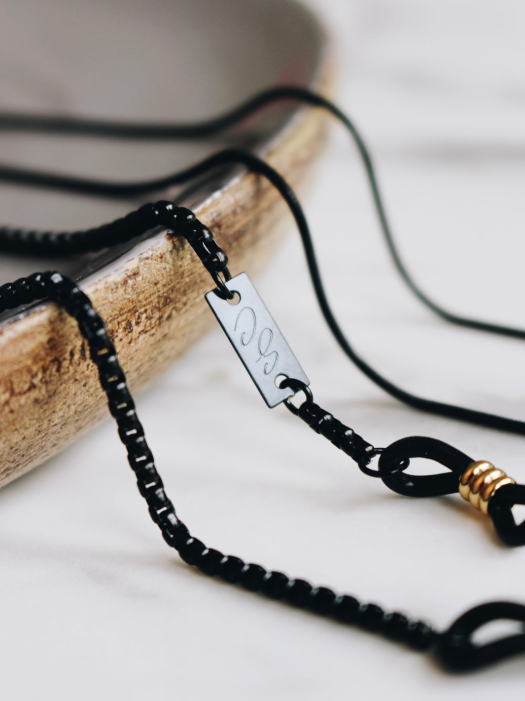 Sunny Cords Mister Black Medium | Sunglass Strap