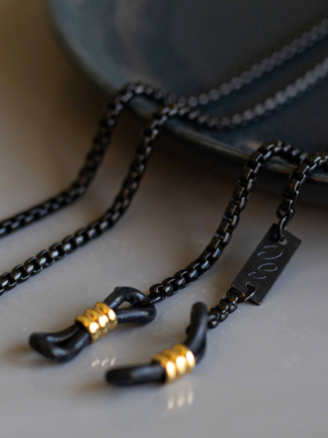 Sunny Cords Mister Black Medium | Sunglass Strap