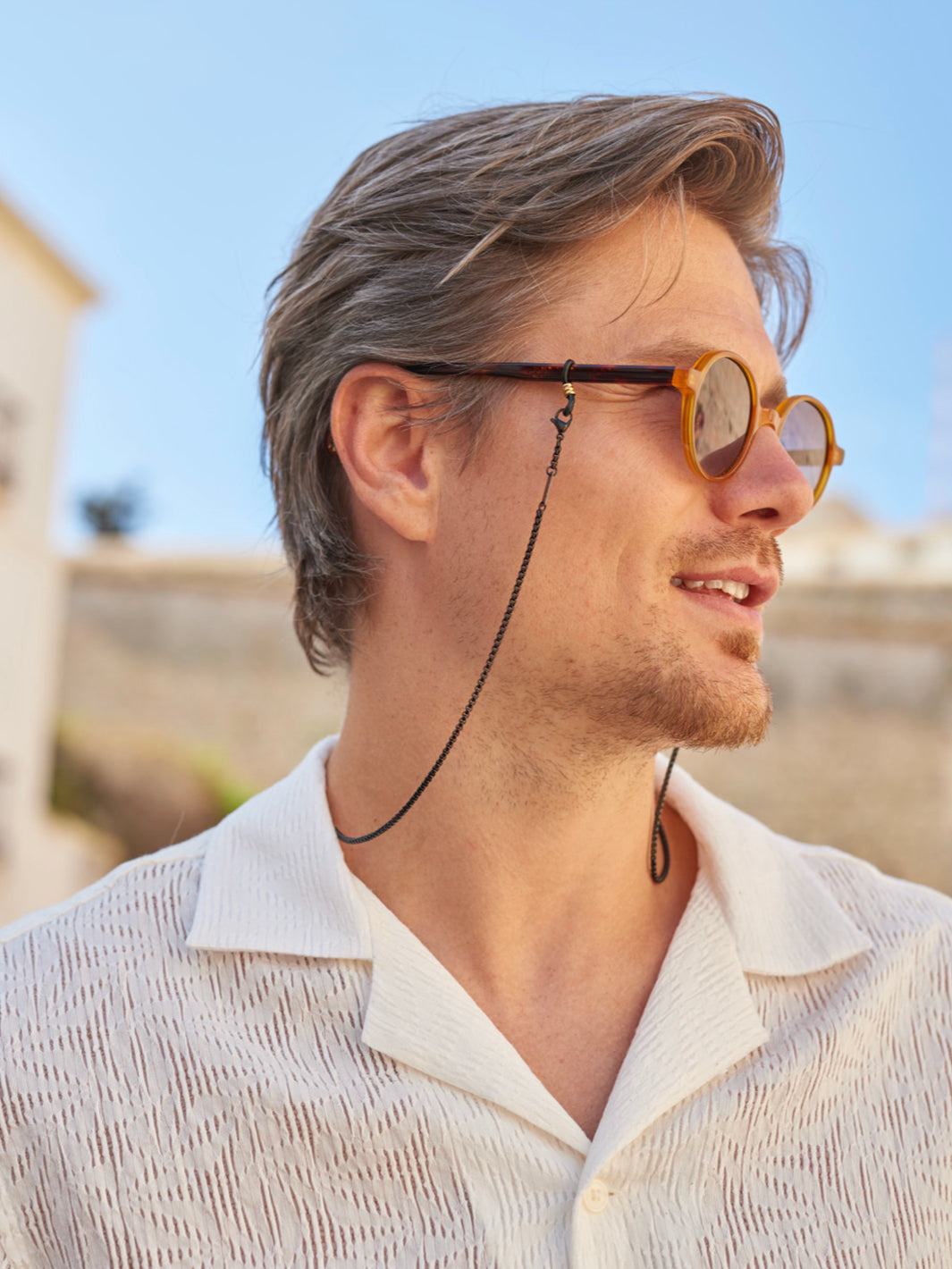 Sunny Cords Mister Black Medium | Sunglass Strap