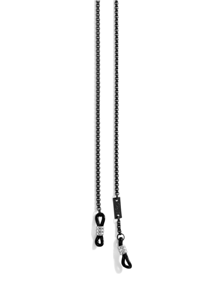 Sunny Cords Silver Mister Black Medium | Sunglass Strap