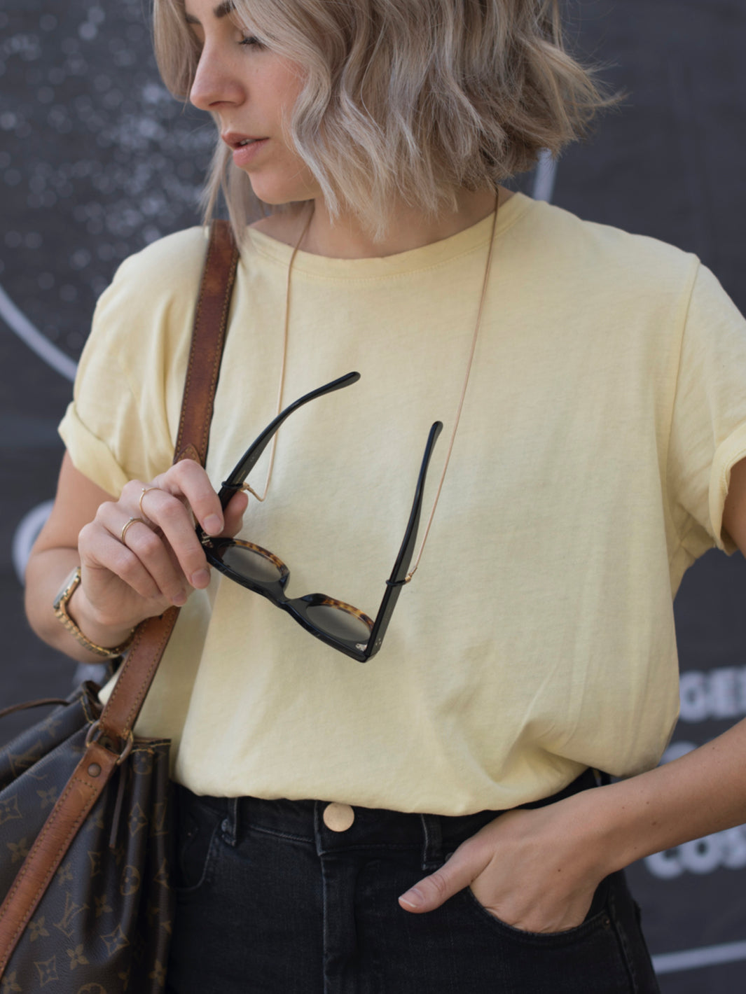 Sunny Cords Snake gold | Glasses Strap